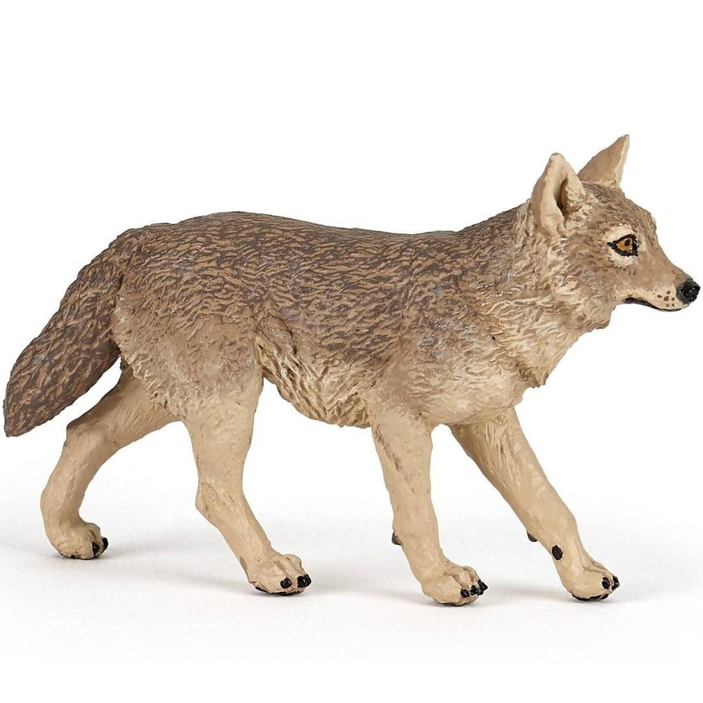 Jackal‎ Figurine - Hand Painted Wild Animal Toy Figure - New Papo 50259